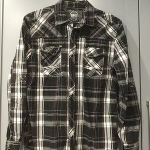 BKE Long Sleeve Snap Shirt
